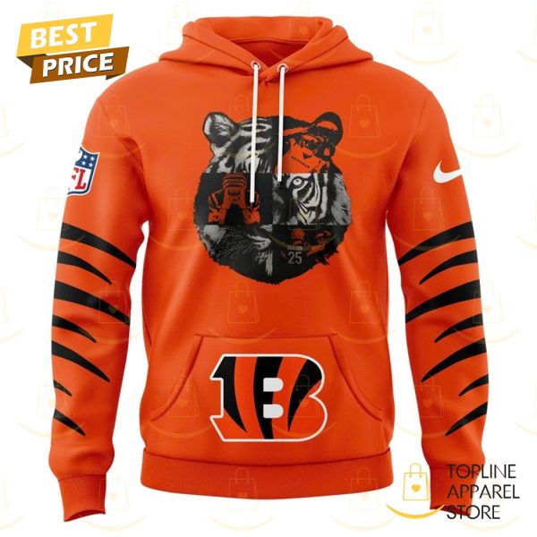 Cincinnati Bengals New Season 2025 Orange Hoodie