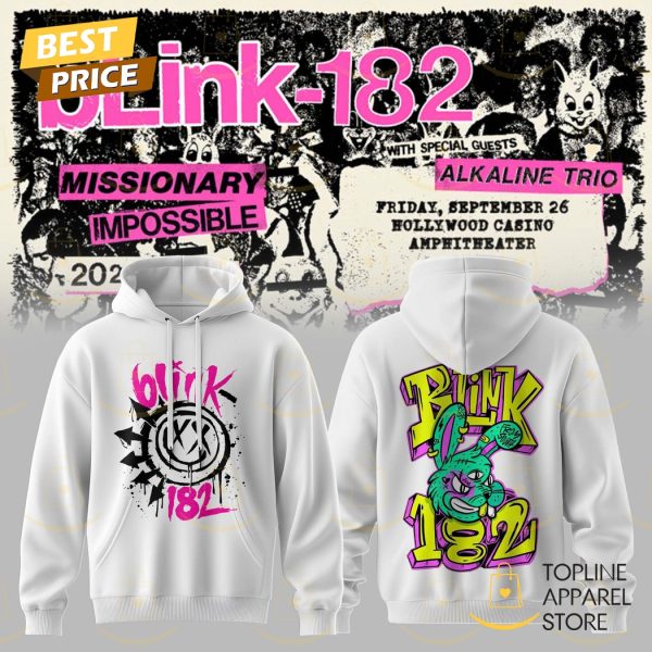 Blink-182 Tour Life 2025 Missionary Impossible Hoodie