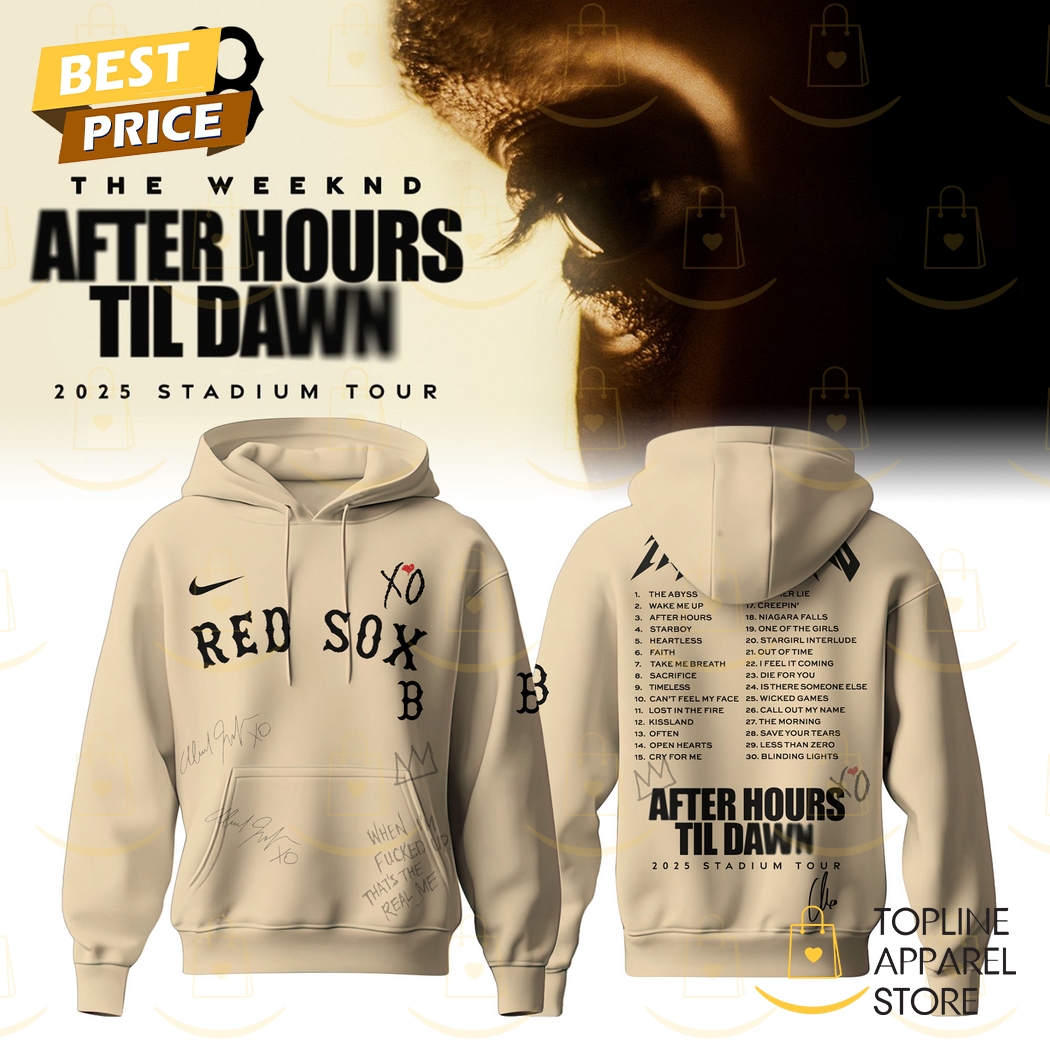 BOS x The Weeknd After Hours Til Dawn Hoodie BOS x The Weeknd After Hours Til Dawn Hoodie