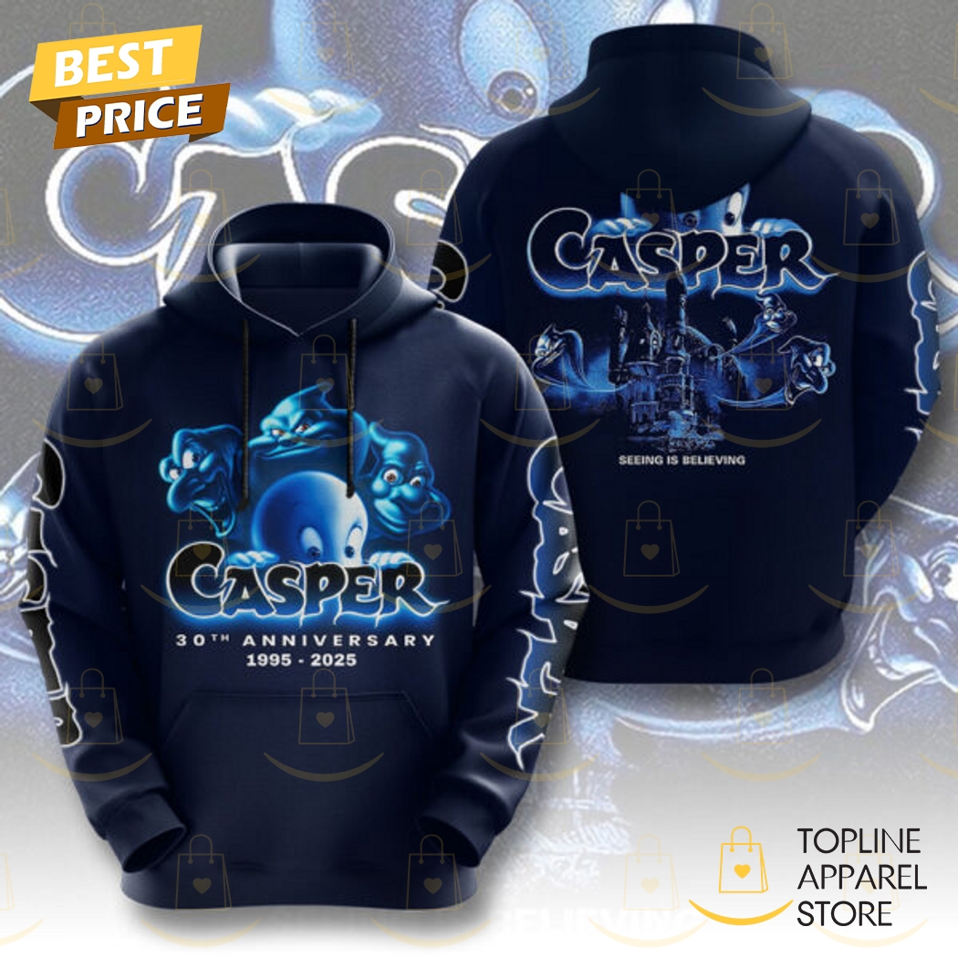 Casper The Friendly Ghost 30th Anniversary 1995-2025 Hoodie Casper The Friendly Ghost 30th Anniversary 1995-2025 Hoodie