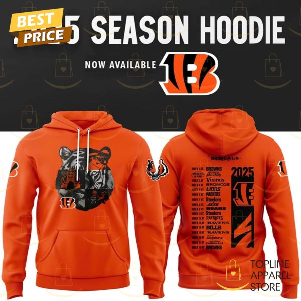 Cincinnati Bengals New Season 2025 Hoodie