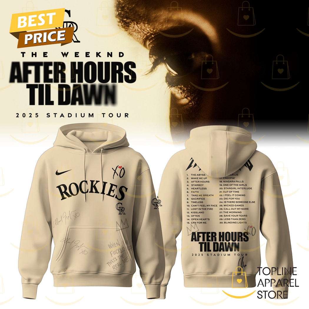 COL x The Weeknd After Hours Til Dawn Hoodie COL x The Weeknd After Hours Til Dawn Hoodie