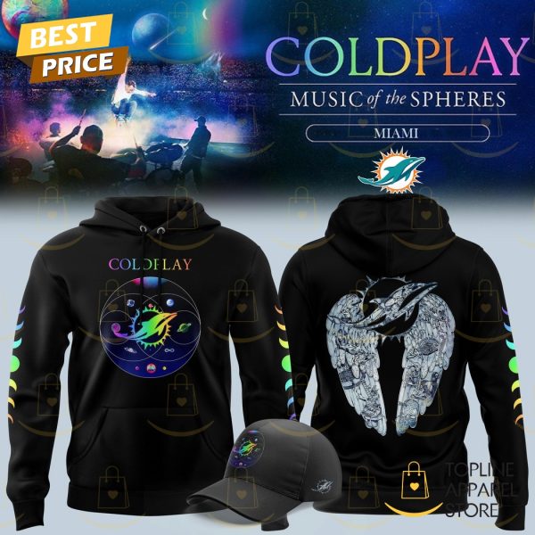 Coldplay 2025 Miami Tour Miami Dolphins Hoodie