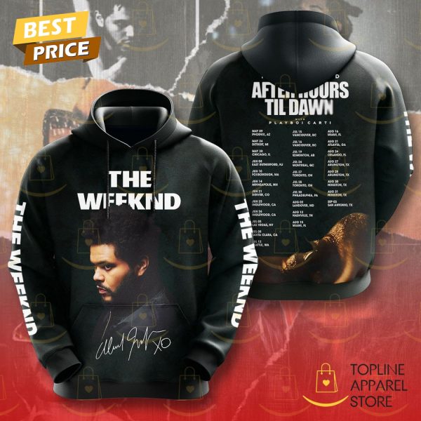 The Weeknd After Hours Til Dawn Tour 2025 Signature Hoodie