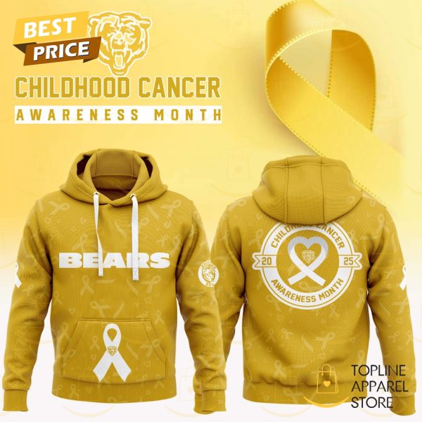 Chicago Bears Childhood Cancer Awareness Month 2025 Hoodie