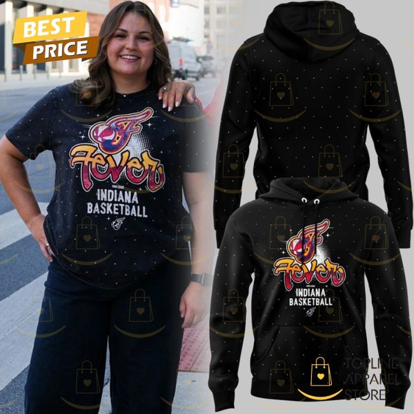 Indiana Fever Basketball 2025 Hoodie – Black