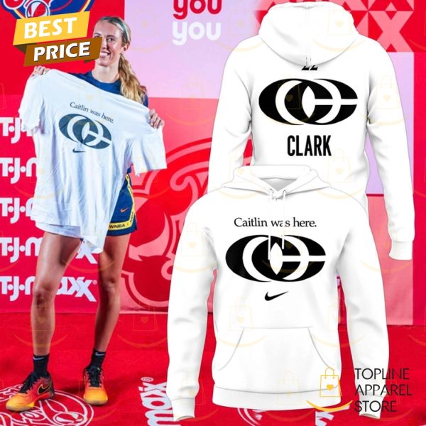 Indiana Fever Caitlin Was Here White Hoodie