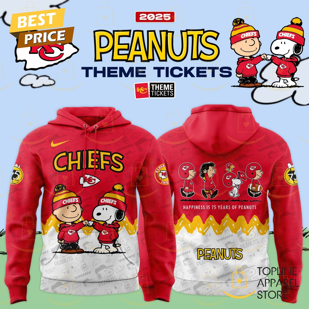 Kansas City Chiefs Happiness Is 75 Years 2025 Hoodie Kansas City Chiefs Happiness Is 75 Years 2025 Hoodie