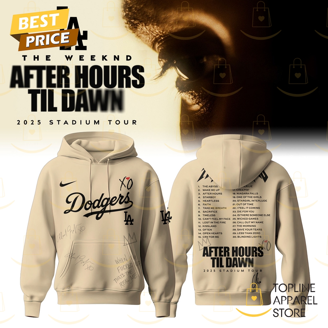LAD x The Weeknd After Hours Til Dawn Hoodie LAD x The Weeknd After Hours Til Dawn Hoodie