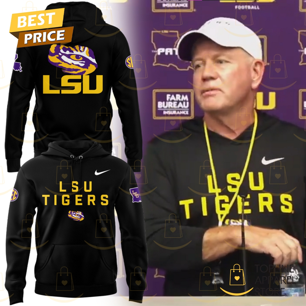 LSU Tigers Football 2025 Black Hoodie LSU Tigers Football 2025 Black Hoodie