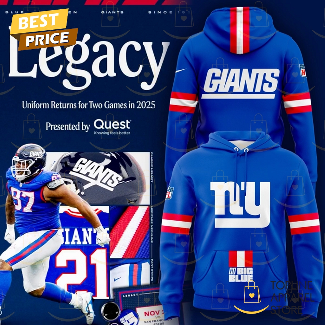 New York Giants Legacy Hoodie 2025 New York Giants Legacy Hoodie 2025
