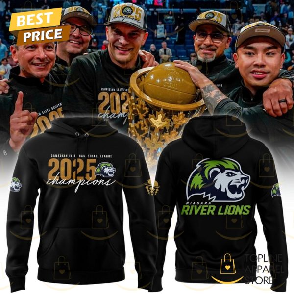 Niagara River Lions Basketball Champions 2025 Hoodie