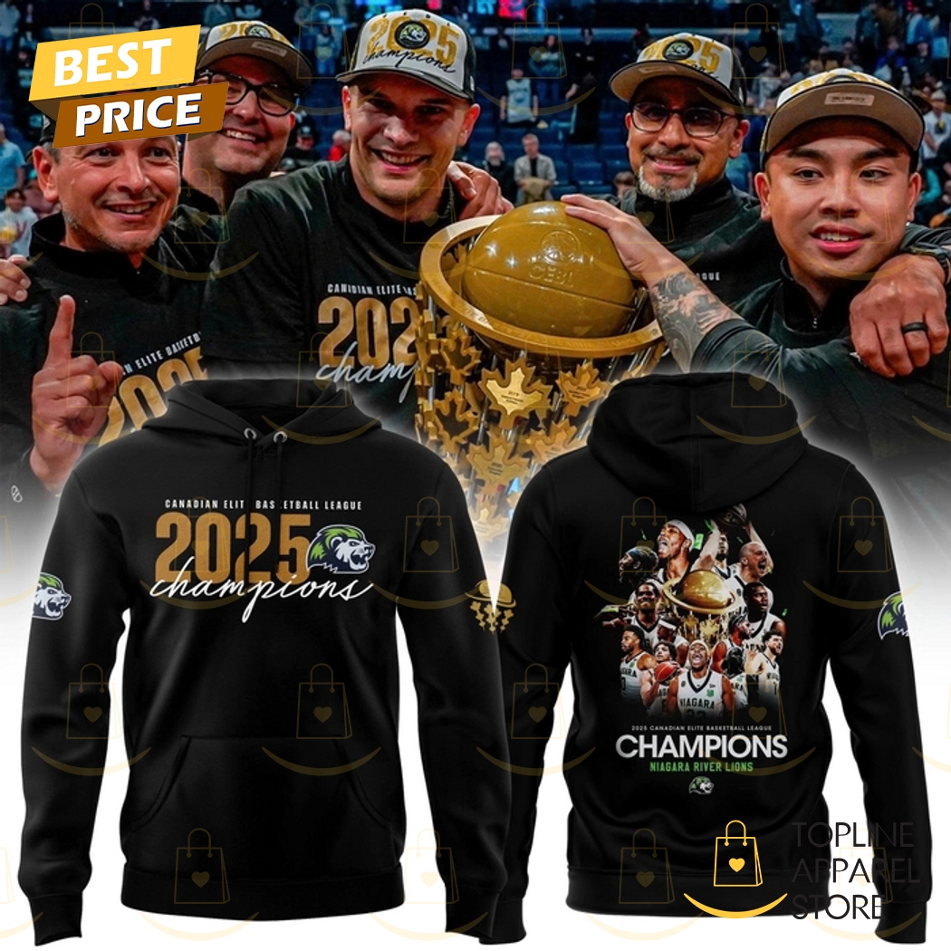 Niagara River Lions Champions 2025 Hoodie Niagara River Lions Champions 2025 Hoodie