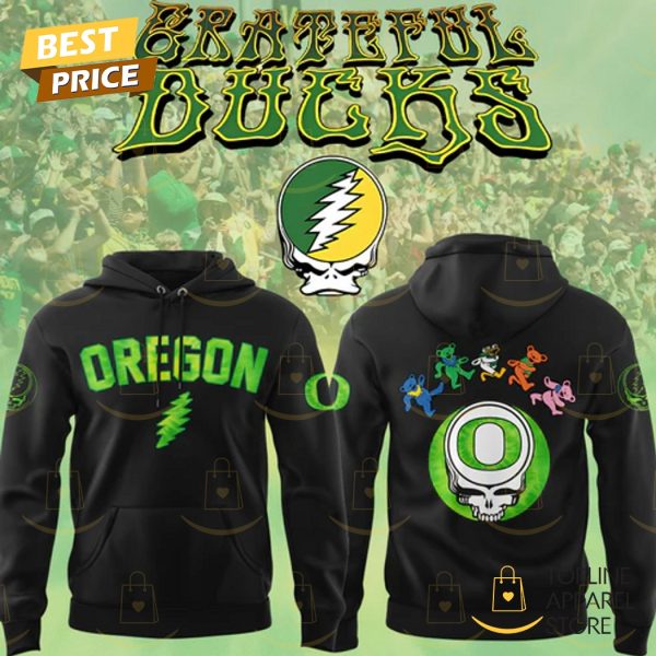 Oregon Ducks Grateful Ducks 2025 Black Hoodie
