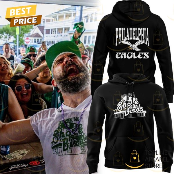 Philadelphia Eagles Shore Birds Black Hoodie