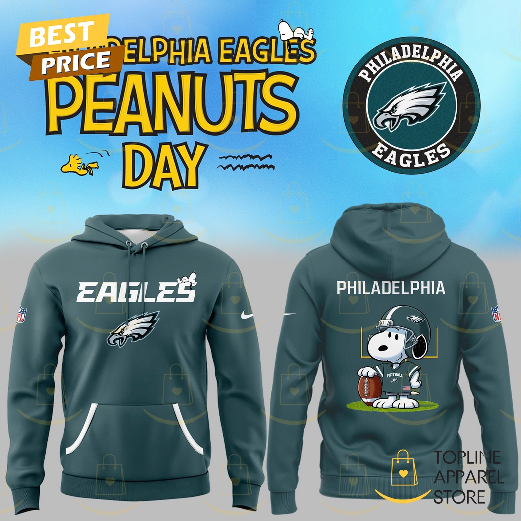 Philadelphia Eagles Snoopy 2025 Green Hoodie Philadelphia Eagles Snoopy 2025 Green Hoodie