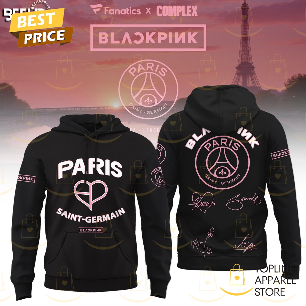 PSG x Blackpink 2025 Signature Hoodie PSG x Blackpink 2025 Signature Hoodie