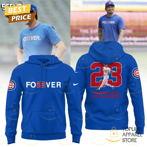 R.I.P Ryne Sandberg Forever 23 Thank You For The Memories Hoodie
