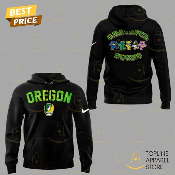 Oregon Ducks Football Grateful Ducks 2025 Black Hoodie