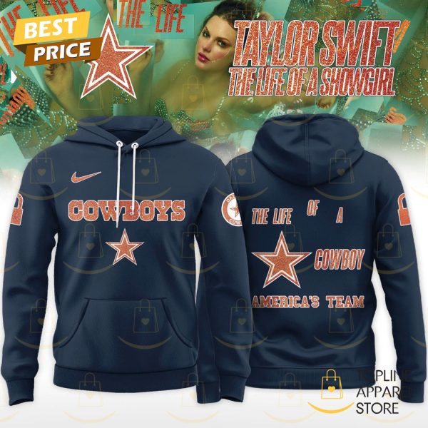 Taylor Swift The Life Of A Showgirl Album 2025 x Dallas Cowboys Hoodie
