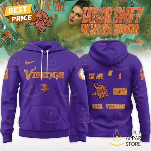 Taylor Swift The Life Of A Showgirl Album 2025 x Minnesota Hoodie
