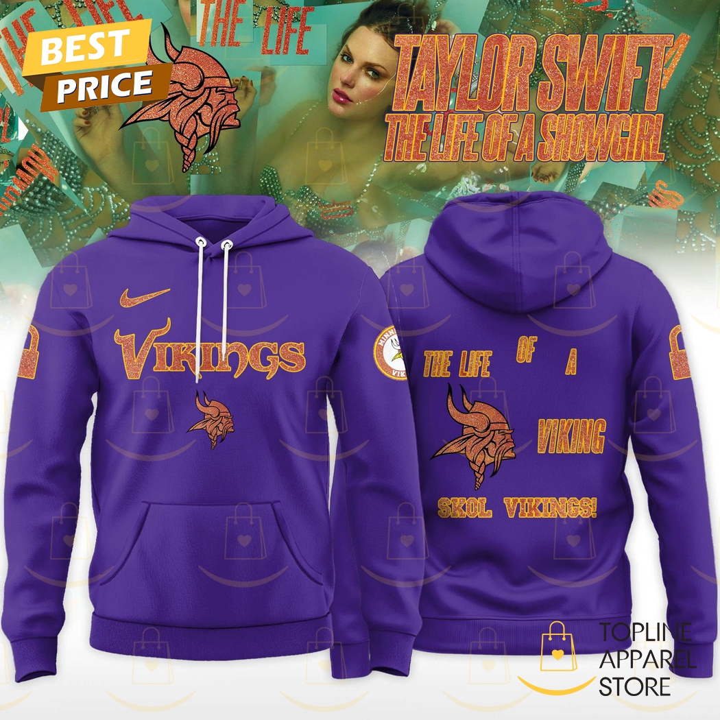 Taylor Swift The Life Of A Showgirl Album 2025 x Minnesota Hoodie Taylor Swift The Life Of A Showgirl Album 2025 x Minnesota Hoodie