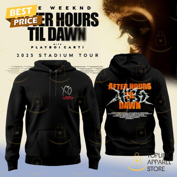The Weeknd After Hours Till Dawn Tour 2025 Hoodie