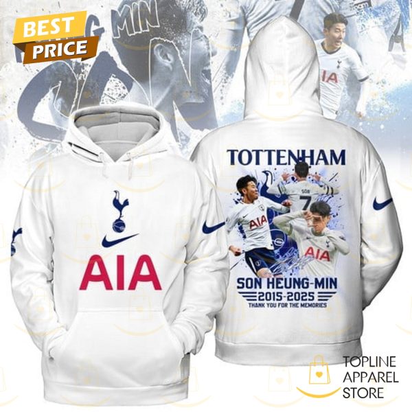Tottenham Hotspur F.C. X Son Heung-min 2015-2025 Signature Hoodie