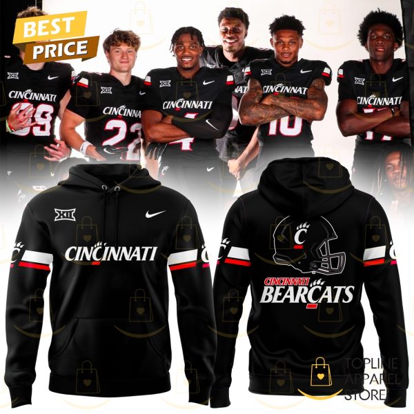 Cincinnati Bearcats Football Big 12 Black Pullover Hoodie
