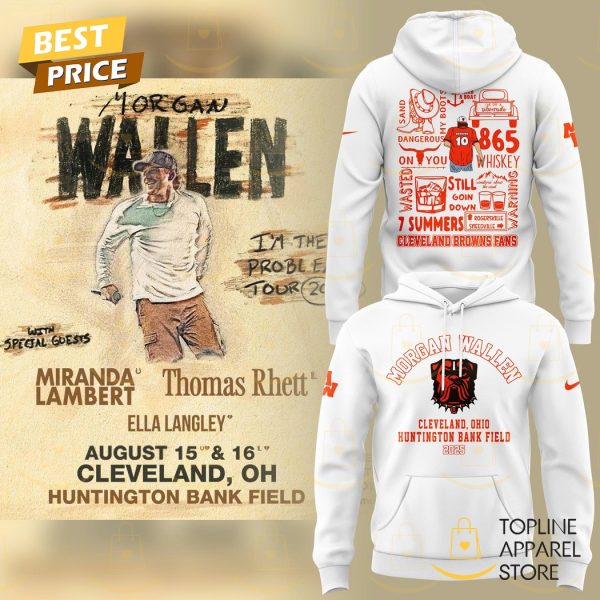 Wallen x Cleveland Browns Im The Problem Tour 2025 Hoodie