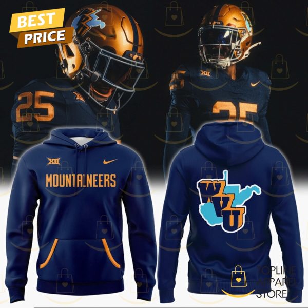 West Virginia Mountaineers Throwbacks 1965 Moutaineers Wordmark Hoodie