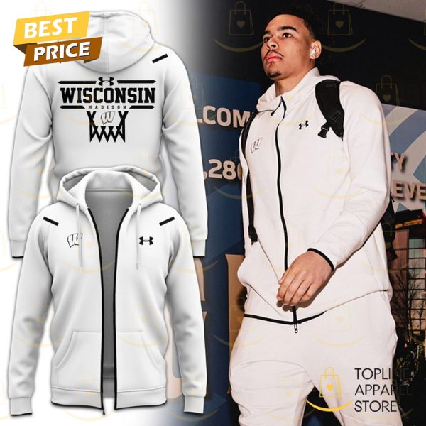 Wisconsin Badgers Basketball 2025 Zip Hoodie