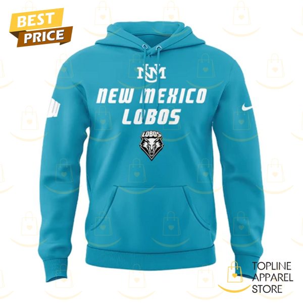 New Mexico Lobos Wordmark Logo Uniform Hoodie