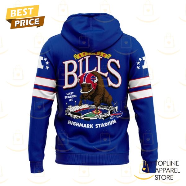 2025 Buffalo Bills Red Helmets Back Orchard Park Hoodie – Blue