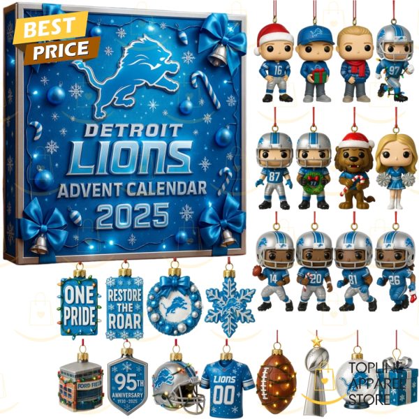 2025 Detroit Lions Advent Calendar