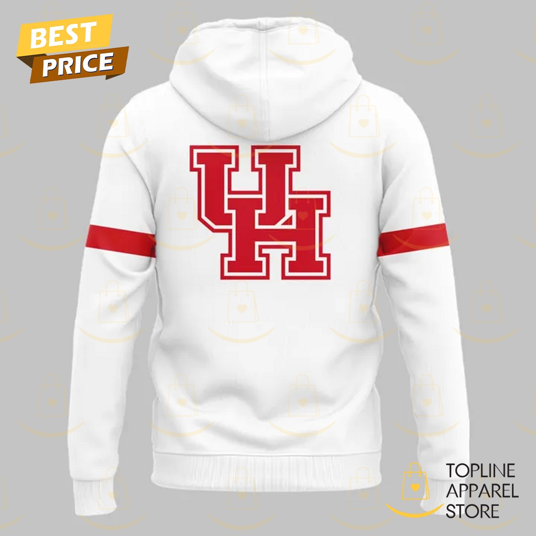 2025 Houston Cougars White Hoodie 2025 Houston Cougars White Hoodie