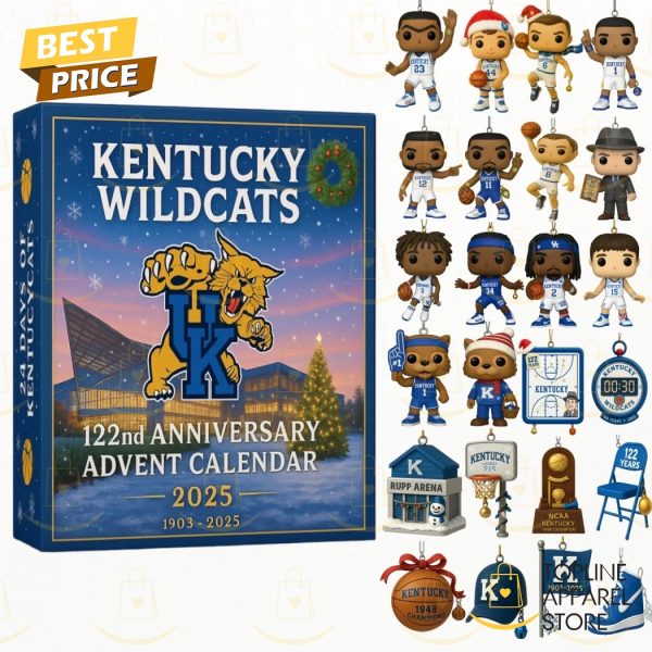 2025 Kentucky Wildcats 122nd Anniversary Advent Calendar