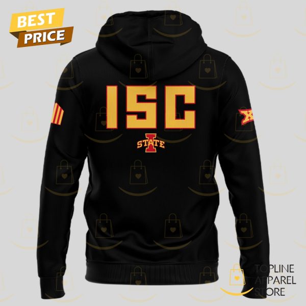 Iowa State Cyclones 2025 ISC Logo Hoodie – Black