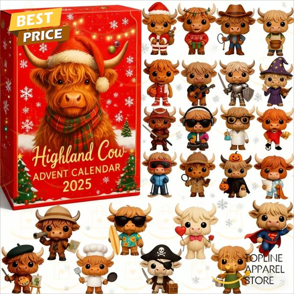 Highland Cow Advent Calendar