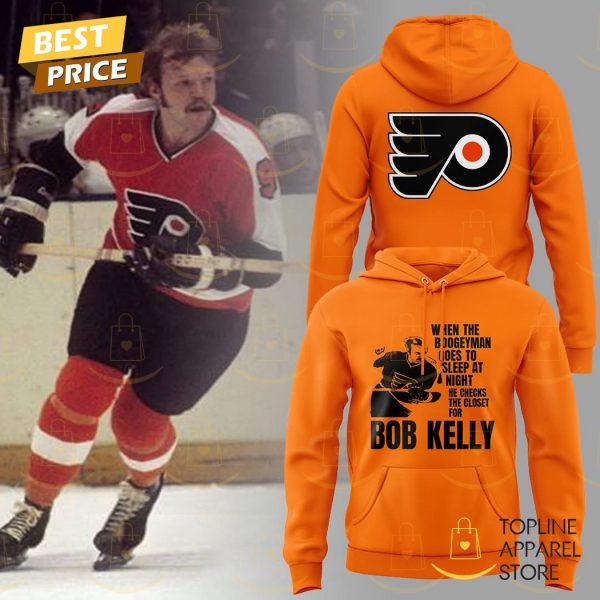 Philadelphia Flyers Bob Kelly Orange Hoodie