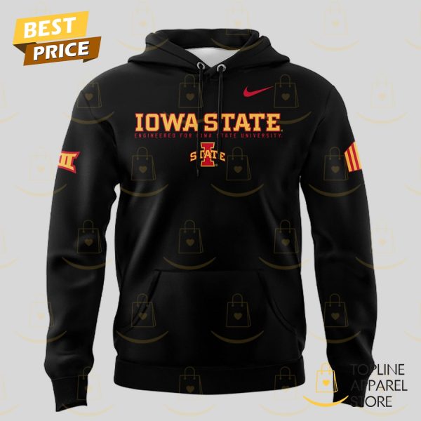 Iowa State Cyclones 2025 ISC Logo Hoodie – Black