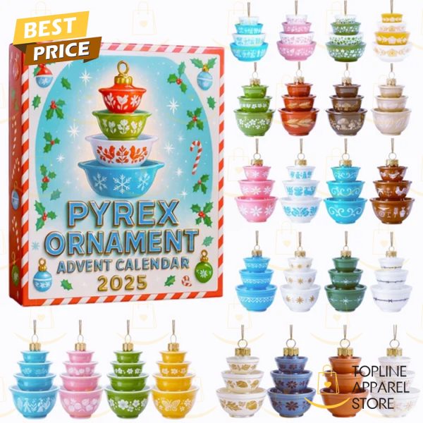 Pyrex Ornament Advent Calendar