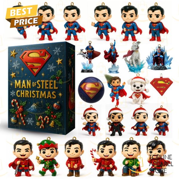 Superman Man Of Steel Christmas Advent Calendar
