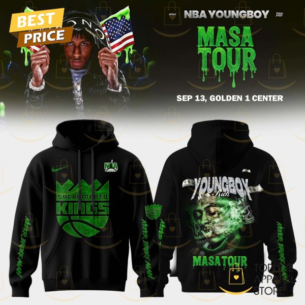 Sacramento Kings Young Boy MASA Tour Merch Hoodie