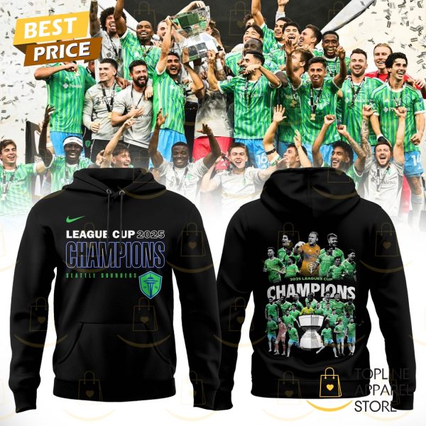 League Cup 2025 Champions Sounders Hoodie