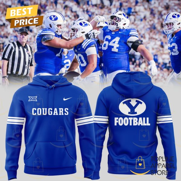 BYU Cougars Football 2025 Blue Hoodie