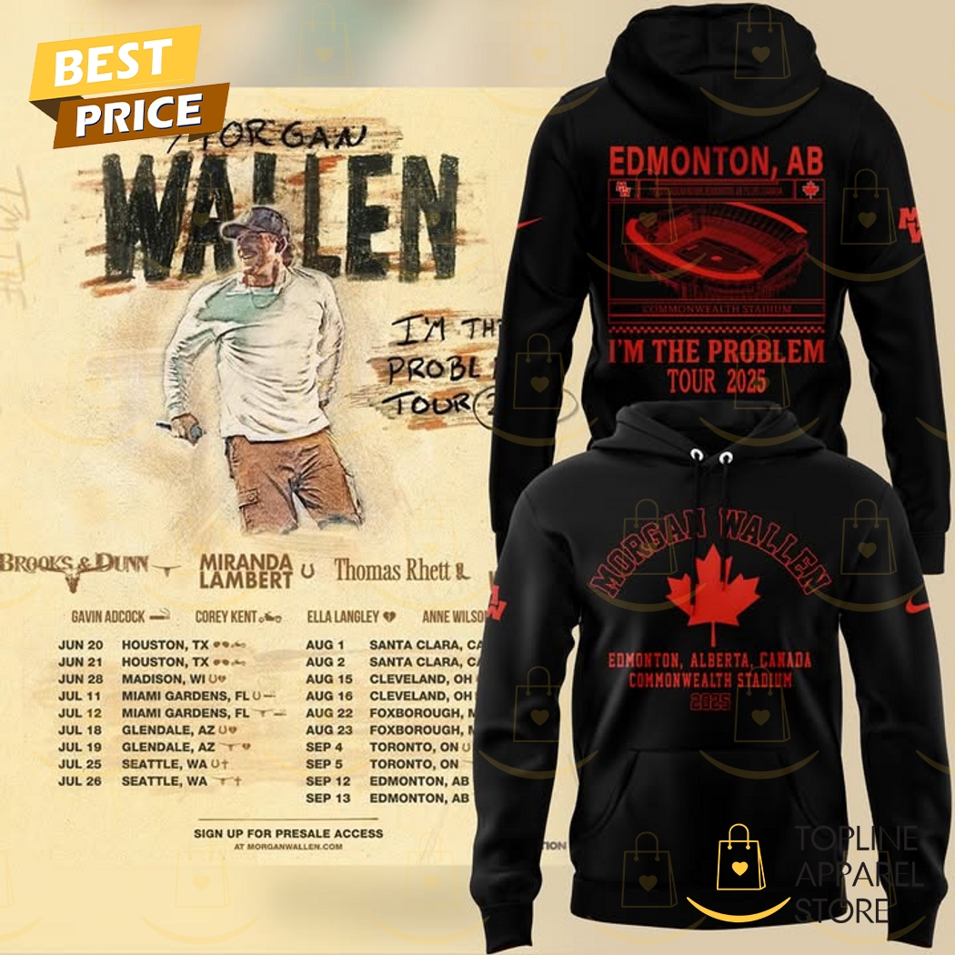 Edmonton Morgan Im the Problem Design Hoodie Edmonton Morgan Im the Problem Design Hoodie