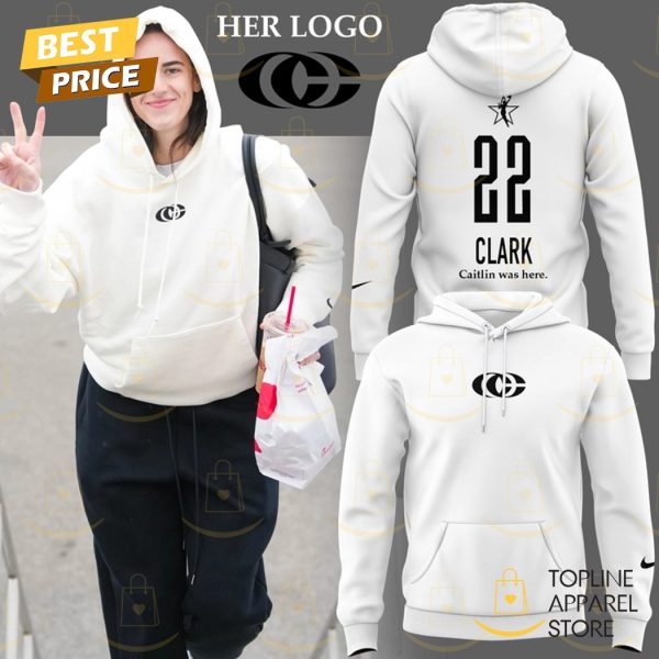 Indiana Fever Caitlin Clark Her Logo Design Hoodie – White