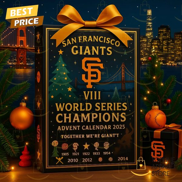 San Francisco Giants World Series Champions Advent Calendar