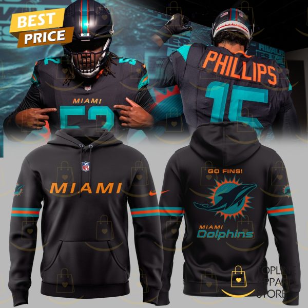 Miami Dolphins Go Fins  2025 Hoodie